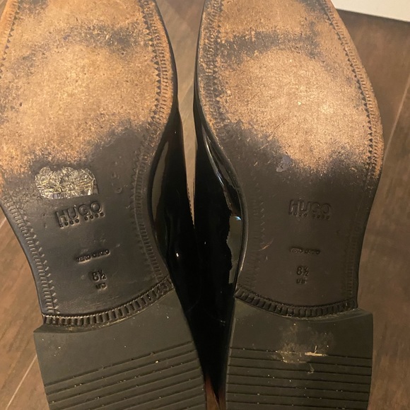 Hugo boss mens 8.5 dress shoe patent leather main image 5